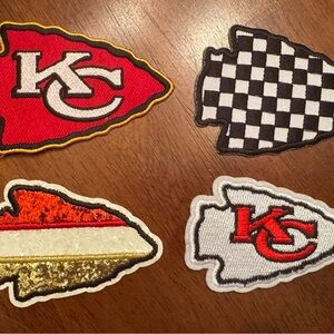 NEW Kansas City Chiefs Arrowhead Embroidered Patches